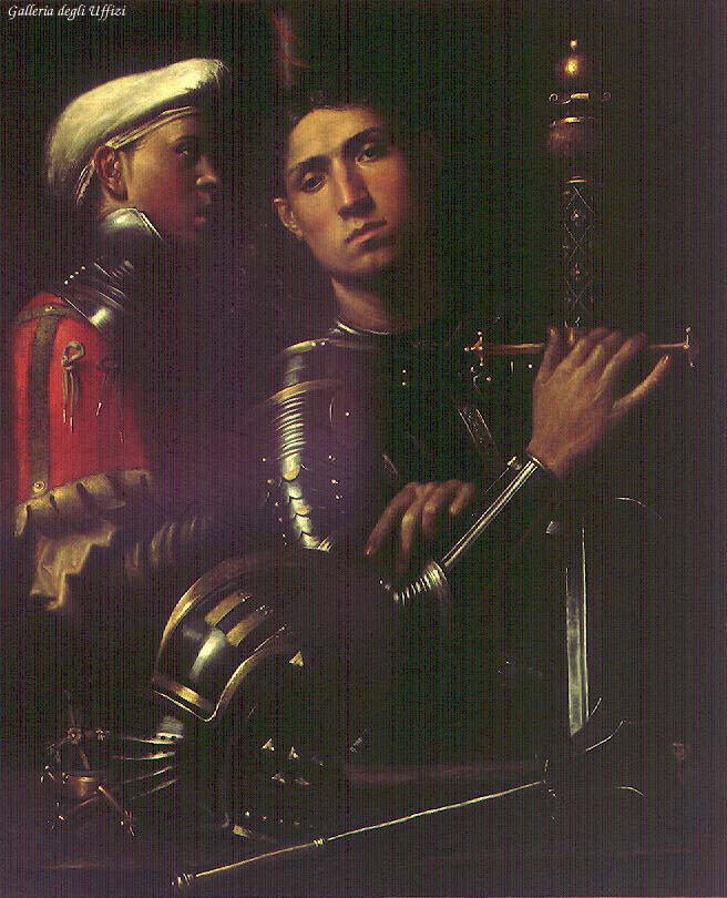 Portrait of Warrior with his Equerry sg