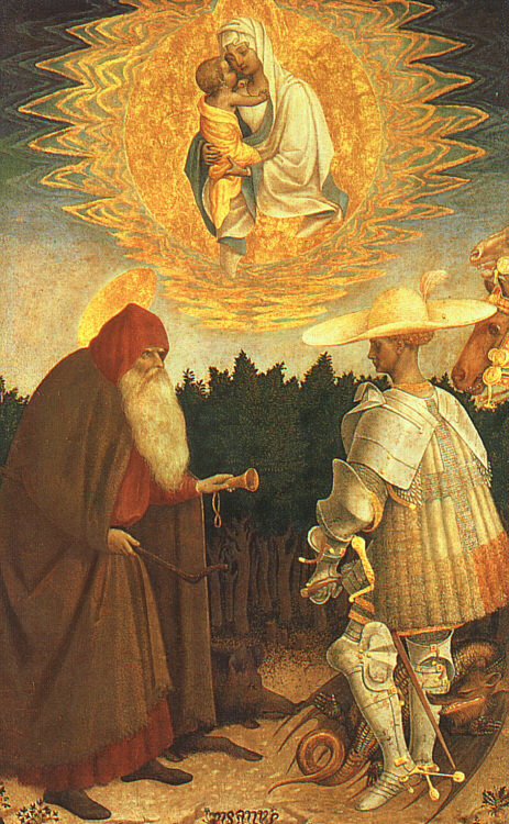 The Virgin and Child with Saints George and Anthony Abbot sgh