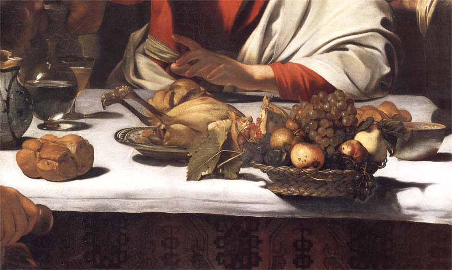 Detail of The Supper at Emmaus