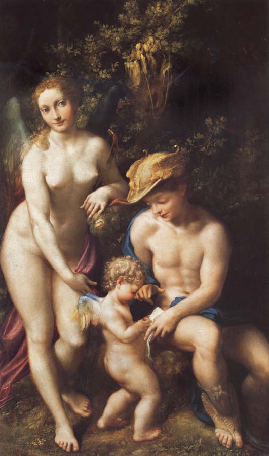 Venus with Mercury and Cupid