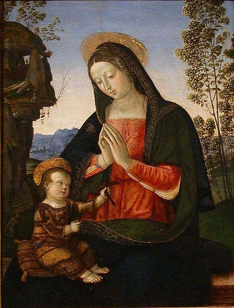 Madonna Adoring the Child,
