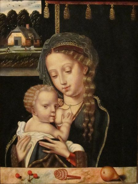 Madonna and Child Nursing