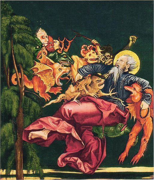 Saint Anthony, tormented by Demons.