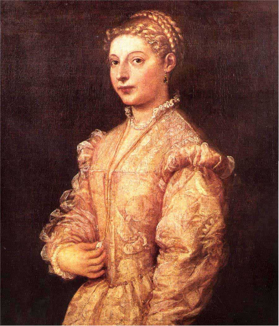 Portrait of Titians daughter Lavinia