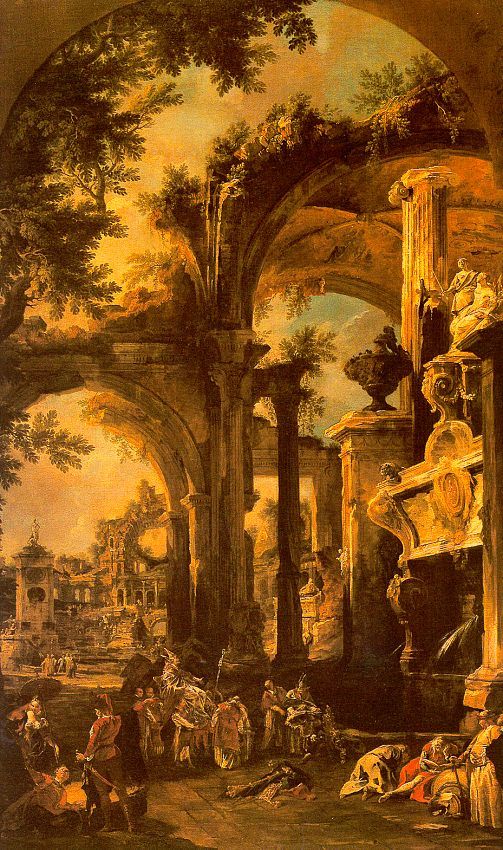 An Allegorical Painting the Tomb of Lord Somers