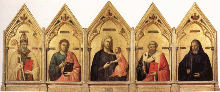 Madonna and Child with SS.Nicholas.john the Evangelist,Peter and Benedict