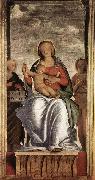 BRAMANTINO Madonna and Child with Two Angels fg painting