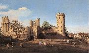 Canaletto Warwick Castle: the East Front df oil on canvas