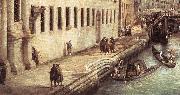 Canaletto Rio dei Mendicanti (detail) s oil on canvas