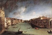 Canaletto Grand Canal, Looking Northeast from Palazo Balbi toward the Rialto Bridge oil painting on canvas