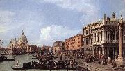 Canaletto The Molo: Looking West sf oil on canvas