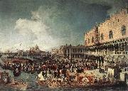 Canaletto Reception of the Ambassador in the Doge s Palace oil on canvas