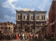 Canaletto The Feast Day of St Roch fd oil on canvas