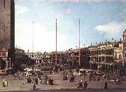 Canaletto Piazza San Marco, Looking toward San Geminiano df china oil painting artist