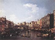 Canaletto The Rialto Bridge from the South fdg oil on canvas