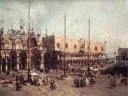 Canaletto Piazza San Marco: Looking South-East oil on canvas