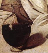 Caravaggio Bacchus (detail)  fg oil painting reproduction