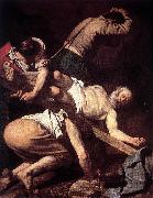 Caravaggio The Crucifixion of Saint Peter  fd oil on canvas