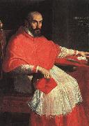 Domenichino Portrait of Cardinal Agucchi sw oil on canvas