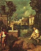 Giorgione The Tempest oil painting reproduction