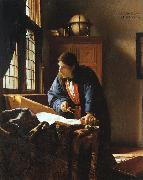 JanVermeer The Geographer oil painting on canvas