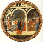 MASACCIO The Holy Trinity with Virgin and St. John, oil on canvas