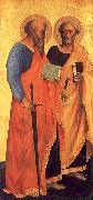 Masolino Saint Peter and Saint Paul oil on canvas