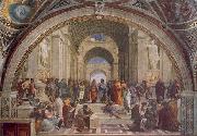 Raphael The School of Athens oil on canvas