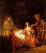 Rembrandt Joseph Accused by Potiphar's Wife china oil painting artist