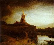Rembrandt The Mill oil on canvas