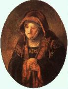 Rembrandt Rembrandt's Mother oil on canvas
