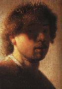 Rembrandt Self Portrait  ffcx oil on canvas