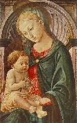 PESELLINO Madonna with Child (detail) fsgf oil on canvas