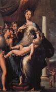 PARMIGIANINO Madonna with Long Neck oil on canvas