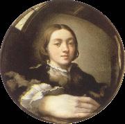 PARMIGIANINO Self-Portrait in a Convex Mirror oil on canvas