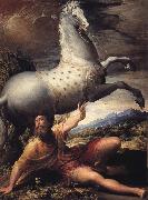 PARMIGIANINO The Conversion of Paul oil on canvas
