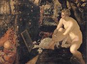 Tintoretto Susanna and the elders oil painting reproduction