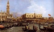 Canaletto named Canaletto Venetie, the Bacino Tue S. Marco on Hemelvaartsdag oil painting reproduction