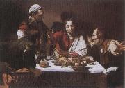 Caravaggio The Supper at Emmaus painting