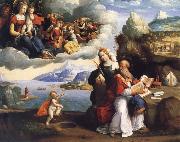 GAROFALO THe Vision of Saint Augustine oil on canvas