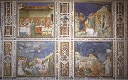 Giotto The wedding to Guns De arouse-king of Lazarus, De bewening of Christ and Noli me tangera painting