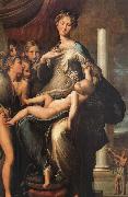 PARMIGIANINO The Madonna of the long neck oil painting artist