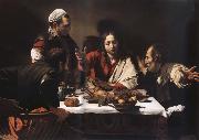 Caravaggio The meal in Emmaus oil painting reproduction