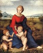 Raffaello Madonna of Belvedere oil on canvas