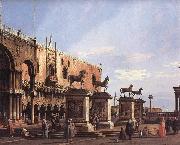 Canaletto The Horses of San Marco in the Piazzetta china oil painting artist