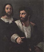 Raphael Portrait of the Artist with a Friend oil on canvas