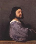 Titian Man (mk45) oil on canvas