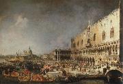 Canaletto reception of the french ambassador in venice china oil painting reproduction