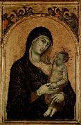 Duccio Madonna with Child. oil on canvas