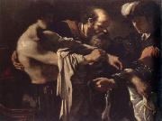 GUERCINO return of the prodigal son oil on canvas